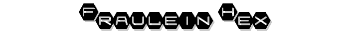Fraulein Hex font